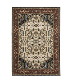 Oriental Weavers Aberdeen 752W1 Ivory/ Red Area Rug 7 ft. 10 in. X 10 ft. 10 in. Rectangle