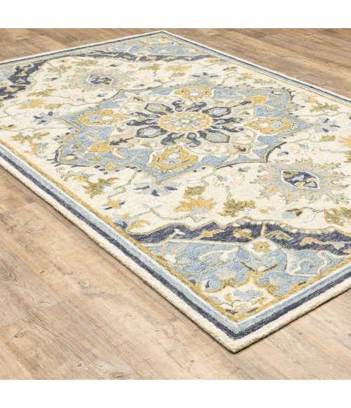 Oriental Weavers Area Rug Alfresco 28402 Blue 2' 6" X  8' Runner