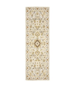 Oriental Weavers Alfresco 28403 Ivory/ Beige Area Rug 2 ft. 6 in. X 8 ft. Runner