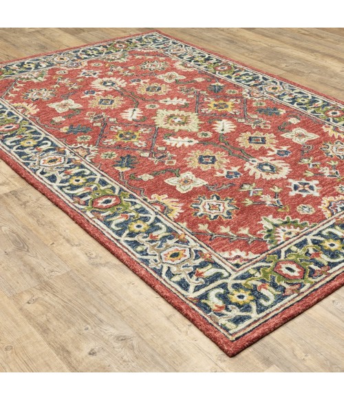 Oriental Weavers Area Rug Alfresco 28404 Red 2' 6" X  8' Runner