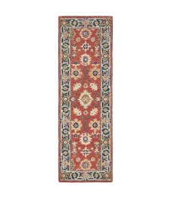 Oriental Weavers Alfresco 28404 Red/ Blue Area Rug 2 ft. 6 in. X 8 ft. Runner