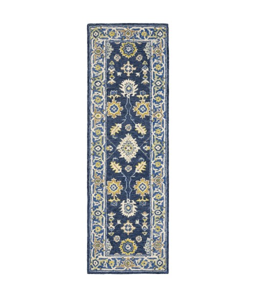 Oriental Weavers Area Rug Alfresco 28405 Navy 10' X 13'