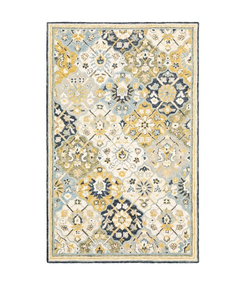 Oriental Weavers Area Rug Alfresco 28406 Blue 3' 6" X  5' 6"