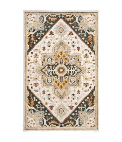 Oriental Weavers Alfresco 28407 Ivory/ Charcoal Area Rug 8 ft. X 10 ft. Rectangle