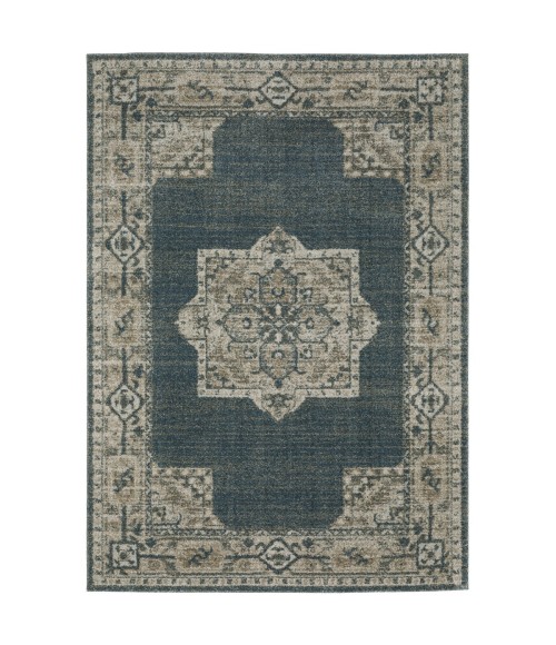 Oriental Weavers Area Rug Alton 5501B Blue 6' 7" X  9' 6"