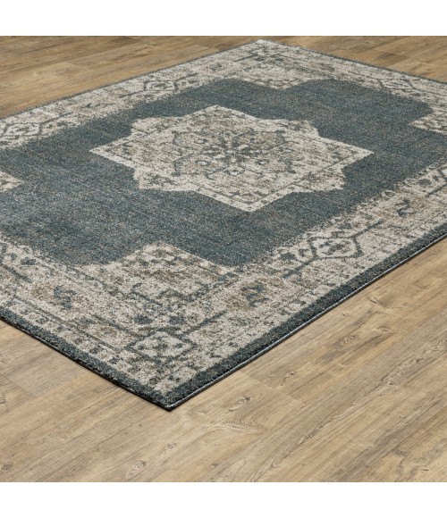 Oriental Weavers Area Rug Alton 5501B Blue 6' 7" X  9' 6"
