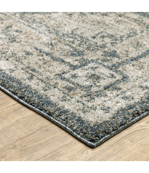 Oriental Weavers Area Rug Alton 5501B Blue 6' 7" X  9' 6"