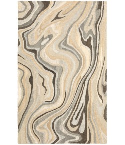 Oriental Weavers Anastasia 68007 Beige/ Charcoal Area Rug 8 ft. 0 in. X 10 ft. 0 in. Rectangle