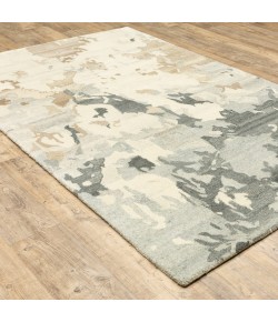 Oriental Weavers Anastasia 68009 Beige/ Charcoal Area Rug 5 ft. 0 in. X 8 ft. 0 in. Rectangle