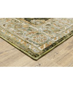 Oriental Weavers Andorra 2417B Green/ Gold 1 Ft.10 In. X 3 Ft. 2 In. Rectangle Rug
