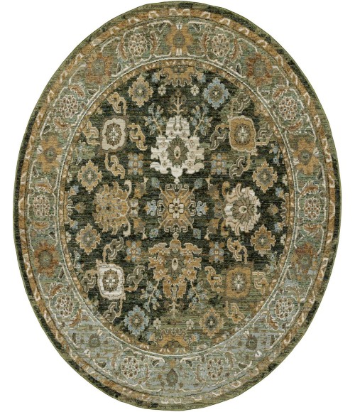 Oriental Weavers Andorra Rug Oriental Weavers ANDORRA 2417B Green 1'10X3' 2