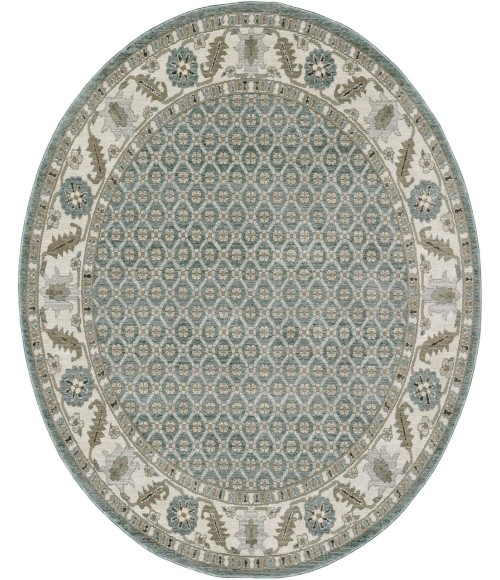 Oriental Weavers Andorra Rug Oriental Weavers ANDORRA 2429a Blue/Ivory Rug 2' 3X8'
