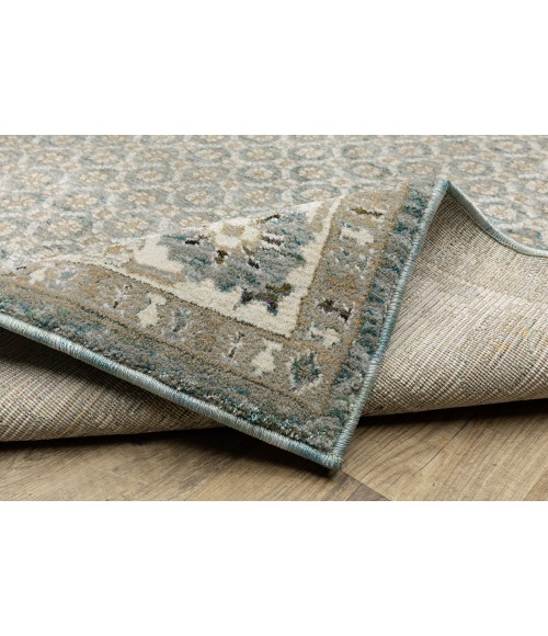 Oriental Weavers Andorra Rug Oriental Weavers ANDORRA 2429a Blue/Ivory Rug 2' 3X8'