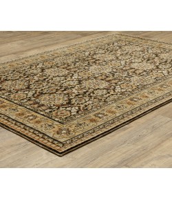 Oriental Weavers Andorra 2431A Brown/ Gold 10 Ft. X 13 Ft. 2 In. Rectangle Rug