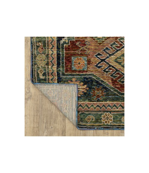 Oriental Weavers ANDORRA 2442a Blue/Multi Rug 3'3X5'2