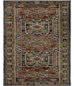Oriental Weavers Andorra 2442A Blue/ Multi 2 Ft. 3 In. X 8 Ft. Runner Rug