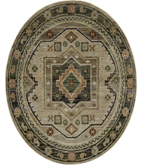 Oriental Weavers ANDORRA 2442D Green 3' 3X5' 2