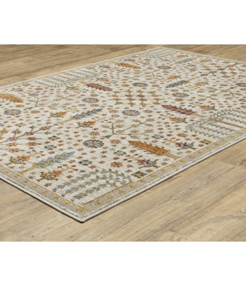 Oriental Weavers Andorra Rug Oriental Weavers ANDORRA 2449b Ivory/Multi Rug 2'3X8'