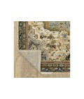 Oriental Weavers ANDORRA 2451b Ivory/Blue Rug 2' 3X8'