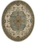 Oriental Weavers ANDORRA 2451b Ivory/Blue Rug 2' 3X8'