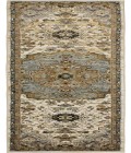 Oriental Weavers ANDORRA 2451b Ivory/Blue Rug 2' 3X8'