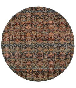 Oriental Weavers Andorra 6836C Multi/ Blue Area Rug 2 ft. 6 in. X 12 ft. 0 in. Runner