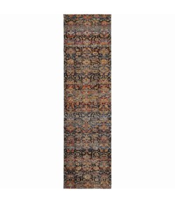 Oriental Weavers Andorra 6836C Multi/ Blue Area Rug 2 ft. 6 in. X 12 ft. 0 in. Runner