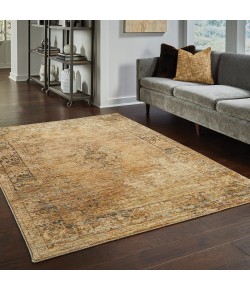 Oriental Weavers Andorra 6845D Gold/ Brown Area Rug 2 ft. 6 in. X 12 ft. 0 in. Runner