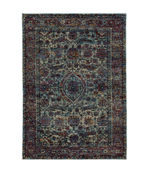 Oriental Weavers Area Rug Andorra 6846B Blue 7'10" X 10'10"