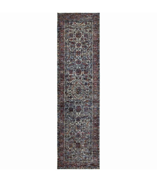 Oriental Weavers Area Rug Andorra 6846B Blue 7'10" X 10'10"
