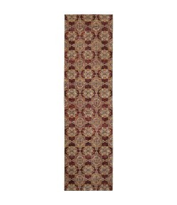 Oriental Weavers Andorra 6883A Red/ Gold Area Rug 2 ft. 6 in. X 12 ft. 0 in. Runner