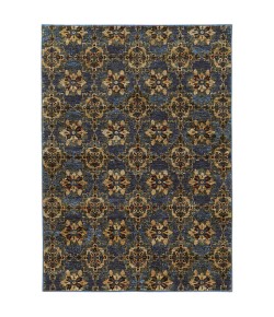 Oriental Weavers Andorra 6883C Blue/ Gold Area Rug 3 ft. 3 in. X 5 ft. 2 in. Rectangle