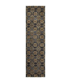 Oriental Weavers Andorra 6883C Blue/ Gold Area Rug 1 ft. 10 in. X 3 ft. 2 in. Rectangle