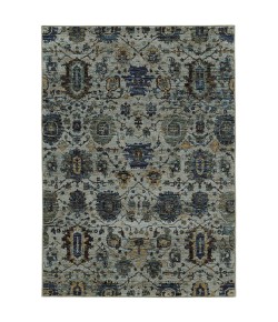 Oriental Weavers Andorra 7120A Blue/ Navy Area Rug 10 ft. 0 in. X 13 ft. 2 in. Rectangle