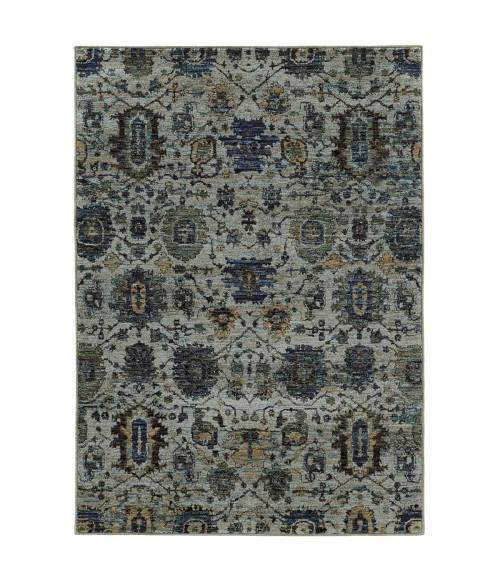 Andorra Area Rug Oriental Weavers Area Rug Andorra 7120A Blue 1'10" X 3' 2"