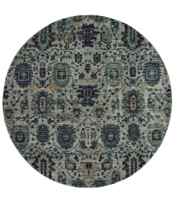 Oriental Weavers Andorra 7120A Blue/ Navy Area Rug 1 ft. 10 in. X 3 ft. 2 in. Rectangle