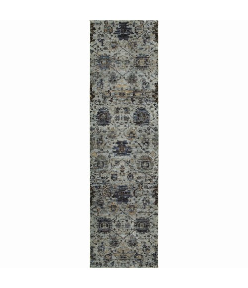 Oriental Weavers Area Rug Andorra 7120A Blue 10' 0" X 13' 2"