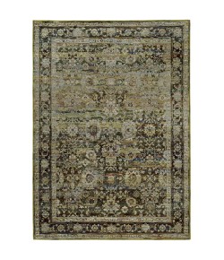 Oriental Weavers Andorra 7125C Green/ Brown Area Rug 3 ft. 3 in. X 5 ft. 2 in. Rectangle