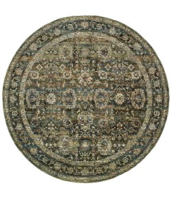Oriental Weavers Andorra 7125C Green/ Brown Area Rug 2 ft. 6 in. X 12 ft. 0 in. Runner