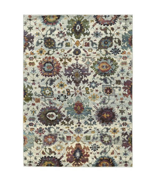 Oriental Weavers Area Rug Andorra 7129A Stone 1'10" X  3' 2"