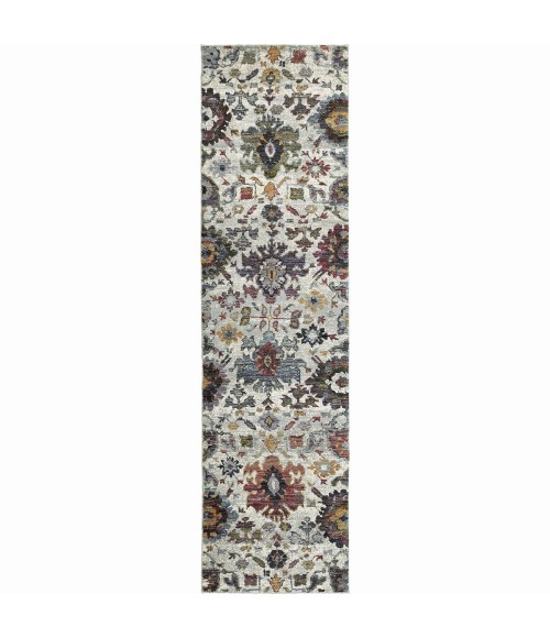 Oriental Weavers Area Rug Andorra 7129A Stone 7'10" X 10'10"