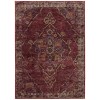 Oriental Weavers Andorra 7135E Red/ Gold Area Rug 5 ft. 3 in. X 7 ft. 3 in. Rectangle