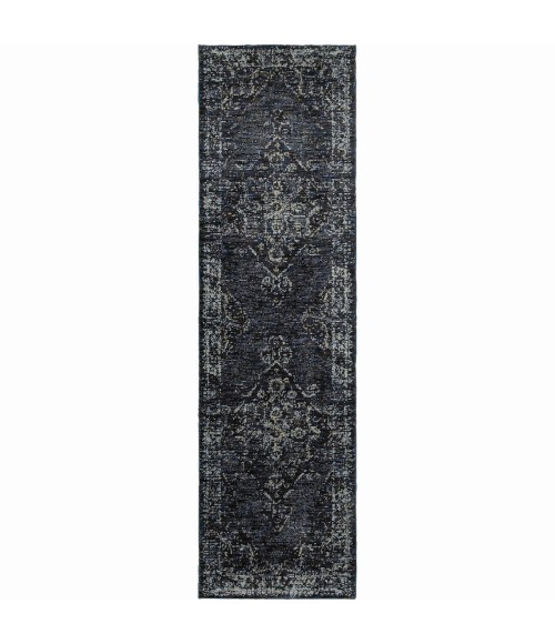 Oriental Weavers Area Rug Andorra 7135F Blue 5' 3" X  7' 3"