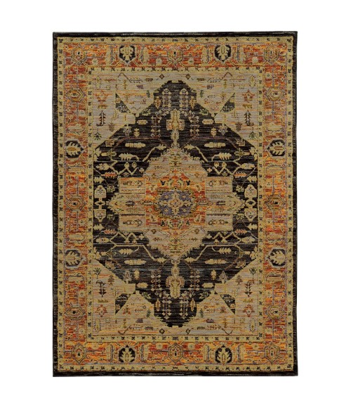 Oriental Weavers Area Rug Andorra 7138B Gold 1'10" X  3' 2"