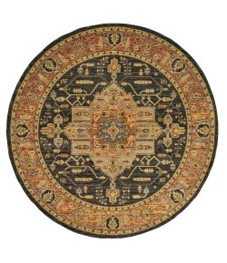 Oriental Weavers Andorra 7138B Gold/ Grey Area Rug 7 ft. 10 in. Round