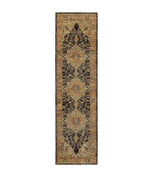 Oriental Weavers Area Rug Andorra 7138B Gold 1'10" X  3' 2"