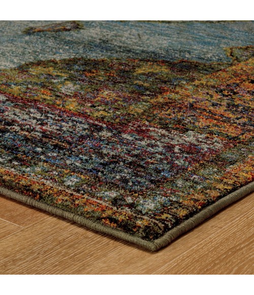 Andorra Area Rug Oriental Weavers Area Rug Andorra 7139A Blue 10' 0" X 13' 2"