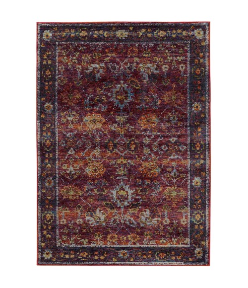 Oriental Weavers Area Rug Andorra 7153A Red 1'10" X  3' 2"