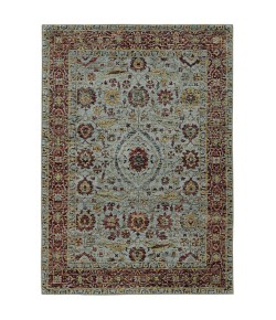Oriental Weavers Andorra 7155A Blue/ Red Area Rug 1 ft. 10 in. X 3 ft. 2 in. Rectangle