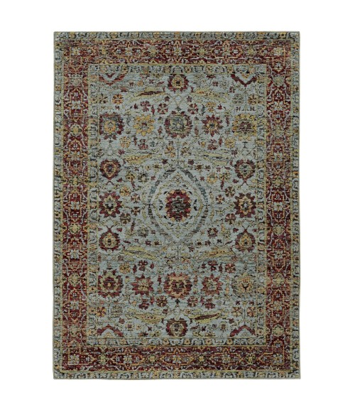 Oriental Weavers Area Rug Andorra 7155A Blue 1'10" X  3' 2"